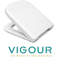 VIGOUR DERBY WC-Sitz mit Absenkautomatik und TakeOff Funktion, weiß