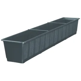 geli Blumenkasten Standard 100 x 17,5 x 14,5 cm anthrazit