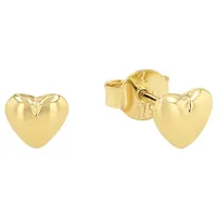 Amor Ohrstecker Herz Gelbgold 375 5mm