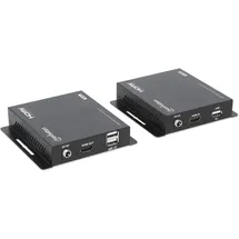 Manhattan HDMI KVM Extender über Netzwerkkabel RJ45 120 m Schwarz