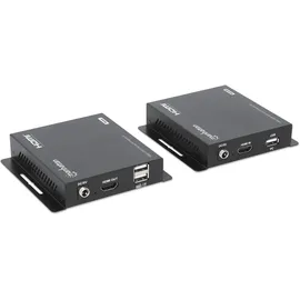 Manhattan HDMI KVM Extender über Netzwerkkabel RJ45 120 m Schwarz