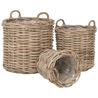 VCM Burton Körbe Set von 3 Natur.