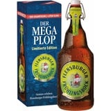 Flensburger Frühlingsbock Mega Plop, Bier Flasche Einweg (1 X 2.0 L) Karton, Geschenkkarton, Biergeschenk