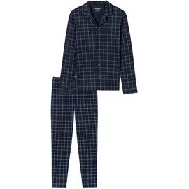 SCHIESSER Pyjama Fine Interlock Blau M (50)