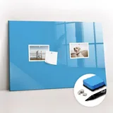 Tulup Magnettafel, Blau, Glas, 60x0.4x40 cm, Dekoration, Magnettafeln & Pinnwände