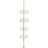 Wenko Teleskop-Eckregal Dolcedo Rostfrei Gold Matt