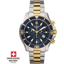 Swiss Alpine Military Nautilus Chrono Edelstahl 46 mm SAM7040.9145