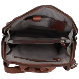 Spikes & Sparrow City Rucksack Leder 27 cm Braun