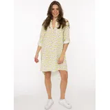 Zwillingsherz Blusentop Rom Neongelb Oversize