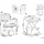 Beliani Bistro Set 3-tlg. Hellbraun