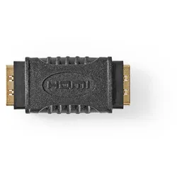 Nedis CVGB34900BK, HDMI Type A (Standard), HDMI Typ A (Standard), Schwarz, Gold