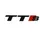Audi TTS schwarz Tuning Exclusive Black Edition Aufkleber Emblem