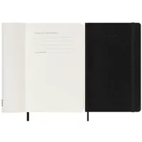 Moleskine Buchkalender Wochenkalender 2026 schwarz