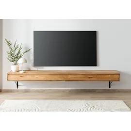 MASSIVMOEBEL24.DE Wien Lowboard 180x43x17 cm Beige Massivholz