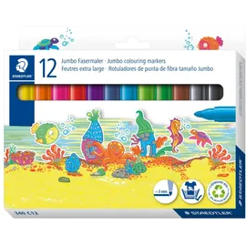 Staedtler Fasermaler Jumbo 12ST Etui
