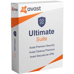 Avast Ultimate Suite 2024 | 1 Gerät / 3 Jahre | Sofortdownload + Produktschlü...