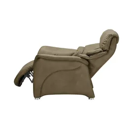 HIMOLLA Relaxsessel 4217 Leder 96 x 109 x 91 cm Grün mit Kopfteil