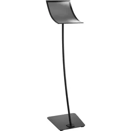 Sprintis update displays Infoständer Konkav schwarz DIN A4 29,5 x 29,5 x 109,0 cm, 1 St.