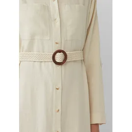 s.Oliver Hemdblusenkleid Midi Beige 46