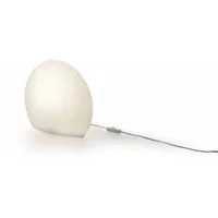 Authentics Eggo Leuchtskulptur S, ohne Leuchtmittel, Polyethylen, Weiß