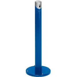 VAR Ascher-Standsäule SG 105 R Korpus enzianblau - Kopfteil silber 2 l
