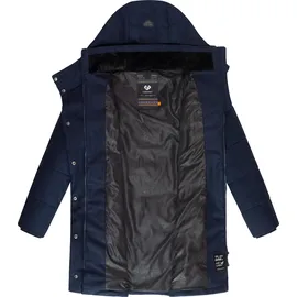 Ragwear Wintermantel "Pavla Coat", Damen, Gr. 5XL (50), blau (navy), Obermaterial: 100% Polyester. Innenfutter: 100% Polyester. Wattierung: 100% Polyester, tailliert ca.