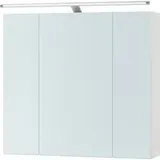 VASAGLE Spiegelschrank 60 cm weiß