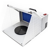 Wiltec Airbrush Absauganlage 4 m3/min, nur 47 dB, zur Absaugung von Farbe Farbnebel Sprühnebel, Filter erweiterbar, mit LED Beleuchtung