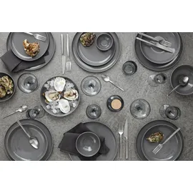 BLOMUS RO Servierplatte 18x35 cm Porzellan sharkskin