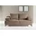 werk2 Schlafcouch Polyester 2-Sitzer Beige
