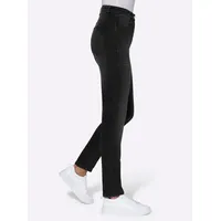 Sieh an! High-waist-Jeans in black denim | Gr.: 38