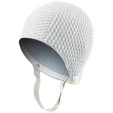 Sporti Bubble Badekappe mit Kinnriemen (Elfenbein)