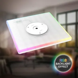 Briloner LED Deckenleuchte Smart RGB Bluetooth WiFi Fernbedienung Alexa weiß - Weiß
