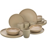 CreaTable Uno sand Kombiservice-Set, 16-tlg. (33075)