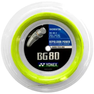 Yonex BG 80 Blanc, Taille Unique