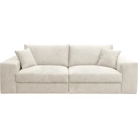 werk2 Big-Sofa WERK2 "Rozzana Mega Sofa mit viel Platz, aktuelle Bezüge. Breite 246cm", beige (natur), B:246cm H:82cm T:105cm, 100% Polyester, Sofas, Big-Sofa, mit losen Rückenkissen, gemütlich, in Cord, Breitcord und Plüsch Bezug