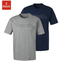 Bench. loungewear Bench. T-Shirt (2 tlg.), Shirt mit Logoprint,