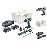 Festool TDC 18/4 I-Basic Akku Bohrschrauber 18 V 75 Nm Brushless + 2x Akku 3,0 Ah + Ladegerät + Systainer