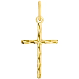 Amor Kreuzanhänger Gold 375