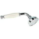 tecuro - Nostalgie - Handbrause Ø 65 Mm, 1-strahlig, Verchromte Metallausführung