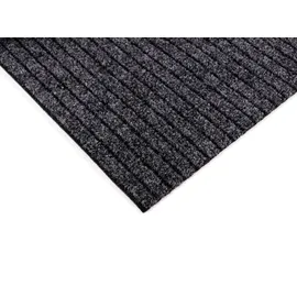 Primaflor Läufer "Schmutzfangläufer ATLAS, Made in Belgium", grau (anthrazit), B:200cm H:7mm L:300cm, Polypropylen (PP), PRIMAFLOR-IDEEN IN TEXTIL, Teppiche, Schmutzfangläufer, Schmutzfangmatte, meliert gesteift, strapazierfähig, rutschhemmend
