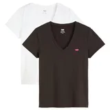 Levi's 2Pack Perfect Vneck Tees 2 Pack V Neck W - L