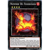 MP15-DE122 Nummer 58: Feuervisier 1. Auflage im Set mit original Gwindi Kartenschutzhülle