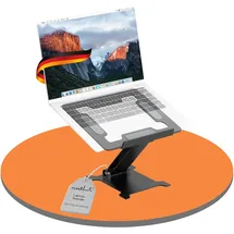 PureMounts PM-LS-040 & Laptopständer bis 15'', Schwarz