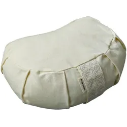 Meditationskissen halbmond Elfenbein beige No Size