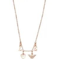 Emporio Armani Kette Edelstahl One Size Damen
