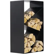 Magnus Brennholzregal Metall 45 x 30 x 80 cm Schwarz