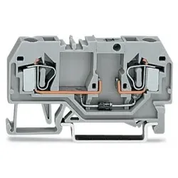 Wago 281-915/281-400 Bauelementklemme, 2 Leiter, mit Diode 1N5408, grau 281915281400 - 50 Stück