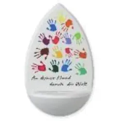 Weihwasserkessel f.Kinder bunt 40-25-W 15x9cm