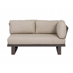 Apple Bee Mura Taupe Loungesofa, Armlehne links